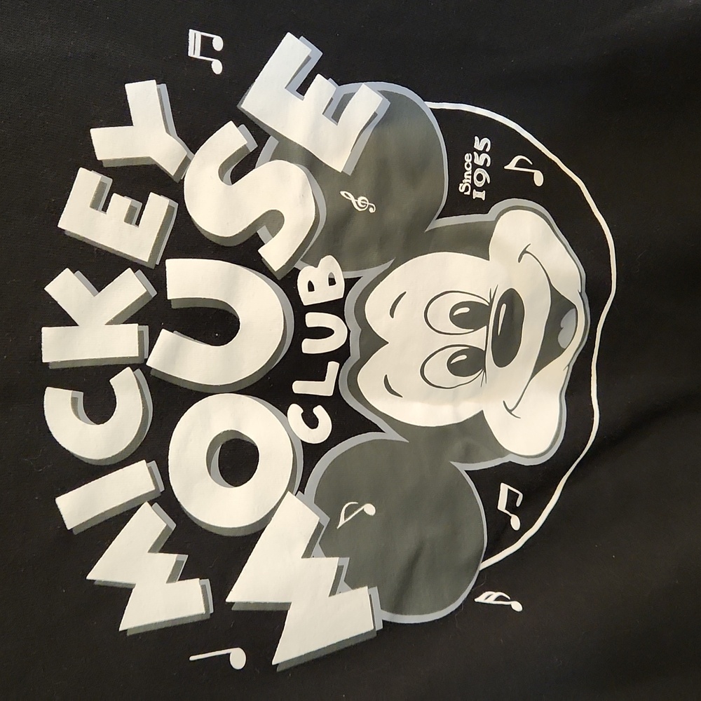 Disney 100 Black Mickey Mouse Club Sweatshirt - Picture 4 of 6